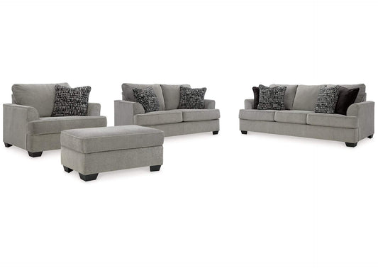 Deakin Sofa, Loveseat, Chair and Ottoman