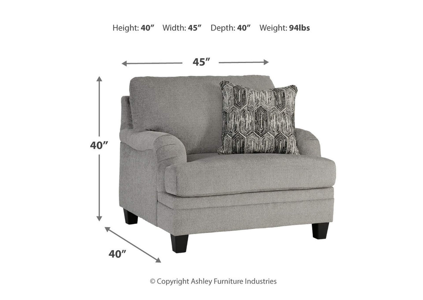 Davinca Sofa, Loveseat, Chair and Ottoman