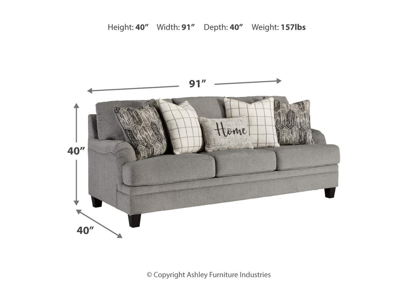 Davinca Sofa, Loveseat, Chair and Ottoman