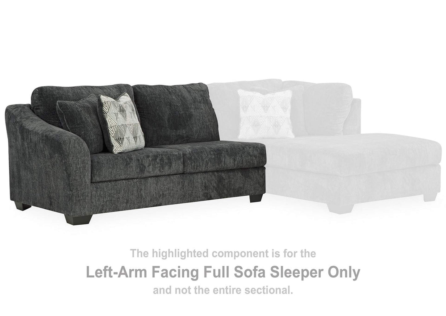 Biddeford 2-Piece Sleeper Sectional with Chaise