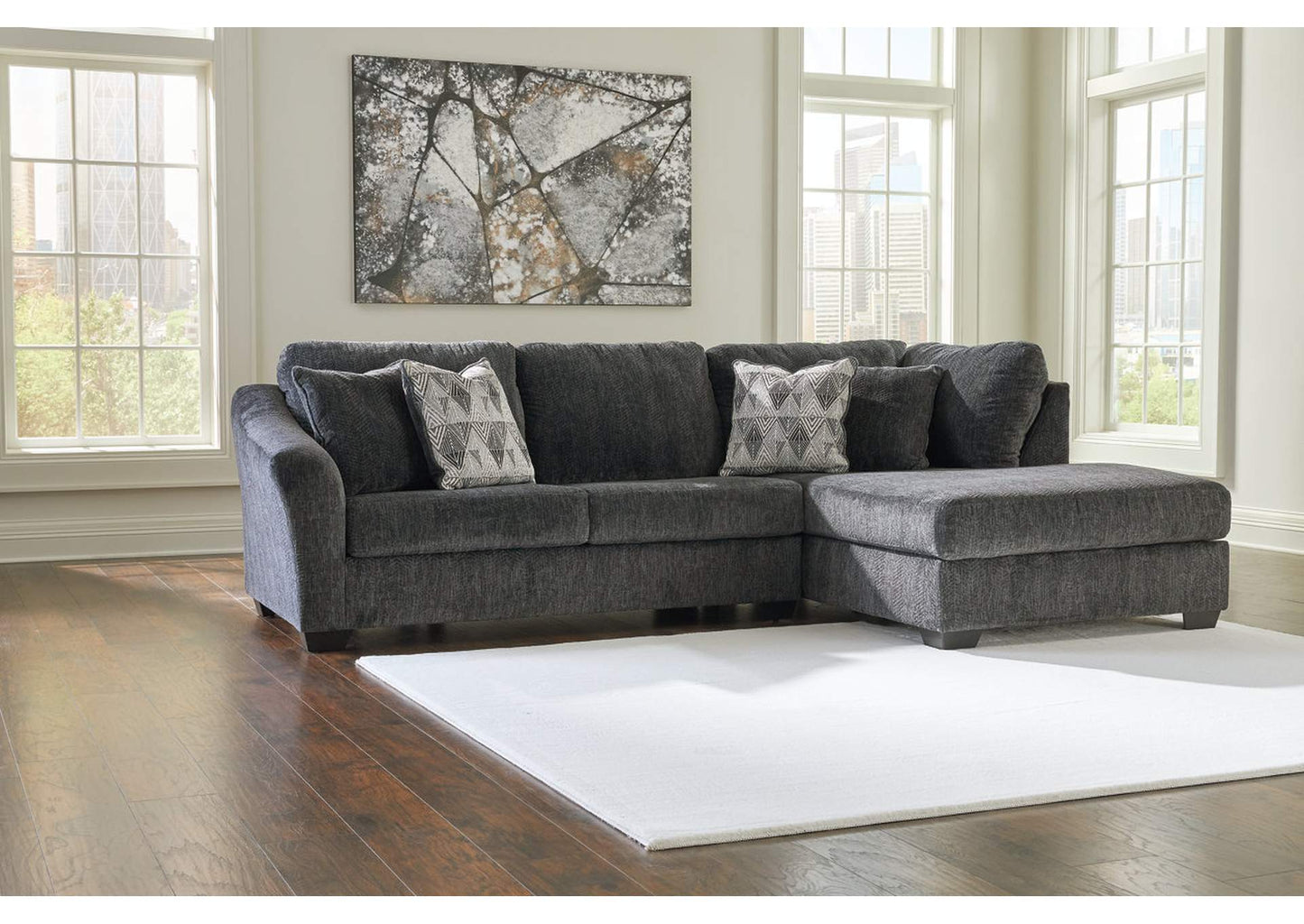 Biddeford 2-Piece Sleeper Sectional with Chaise