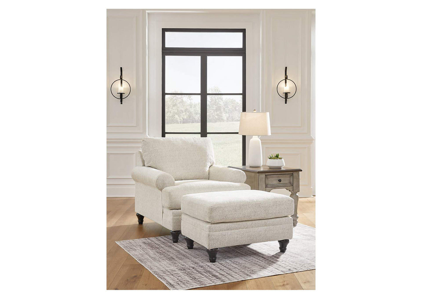 Valerani Sofa, Loveseat, Chair and Ottoman