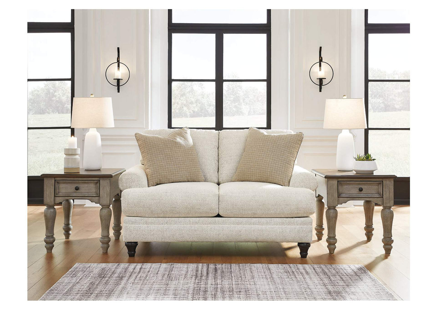 Valerani Sofa, Loveseat, Chair and Ottoman