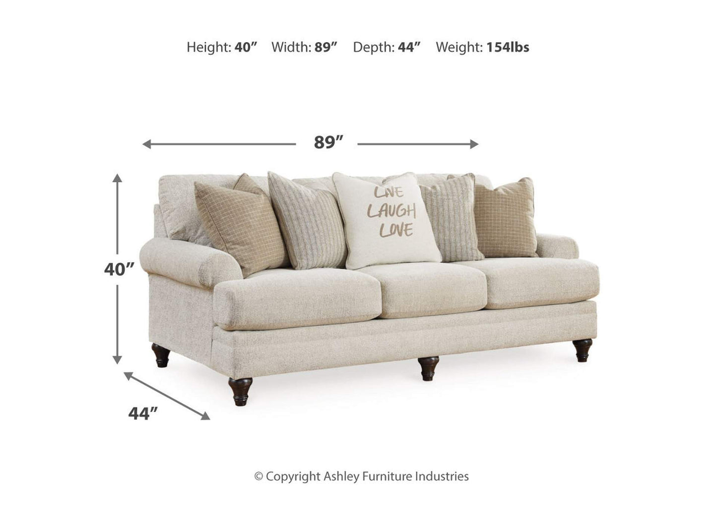 Valerani Sofa, Loveseat, Chair and Ottoman