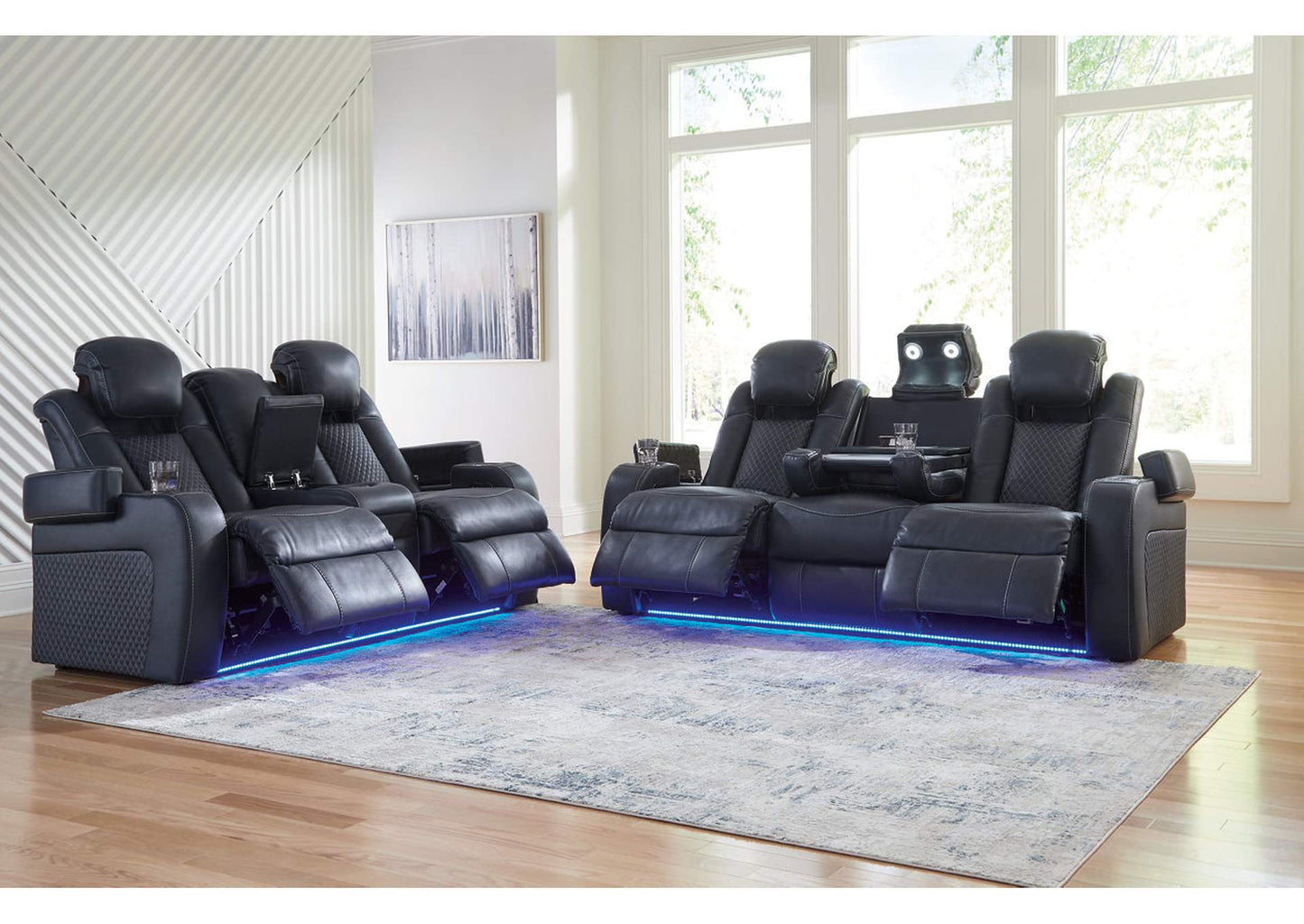 Fyne-Dyme Power Sofa and Loveseat