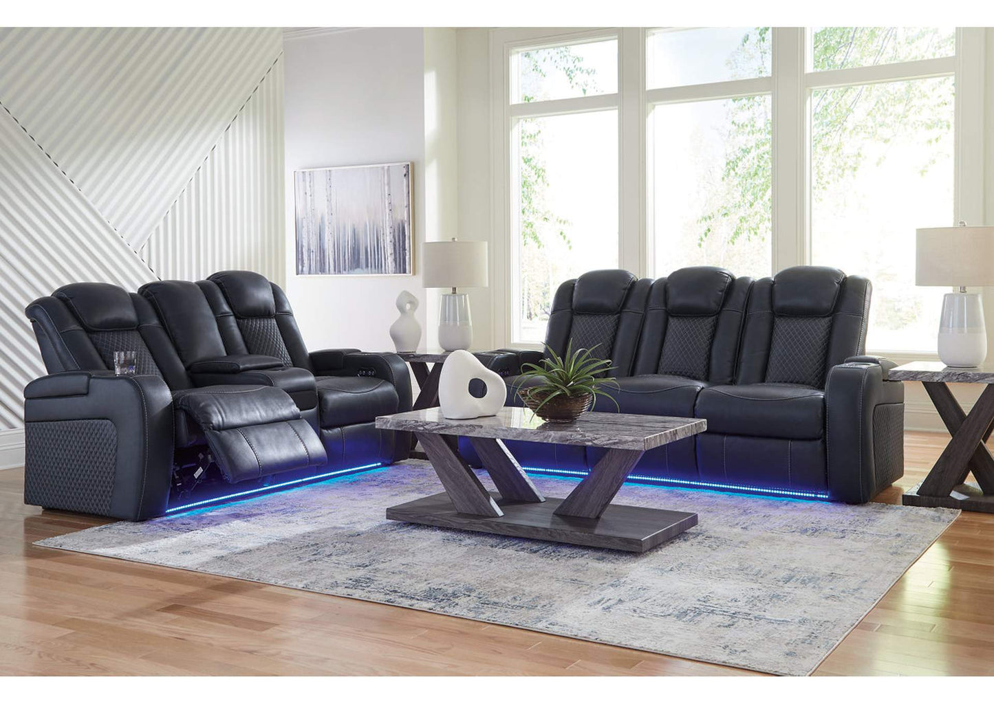 Fyne-Dyme Power Sofa and Loveseat