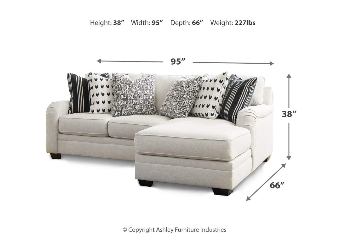 Huntsworth 2-Piece Sectional with Chaise