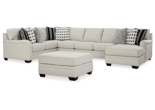 Huntsworth 5-Piece Sectional with Ottoman