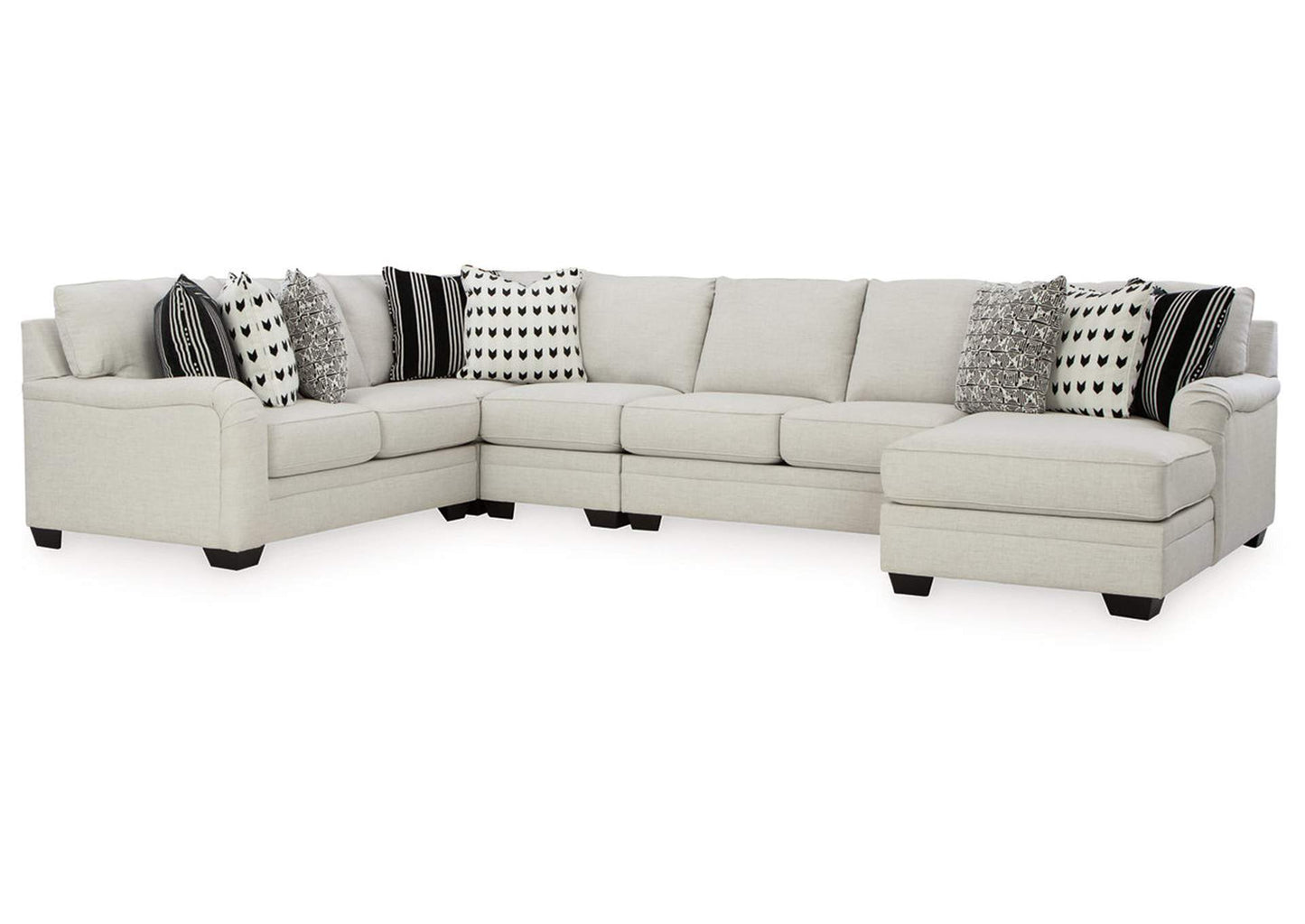 Huntsworth 5-Piece Sectional with Ottoman