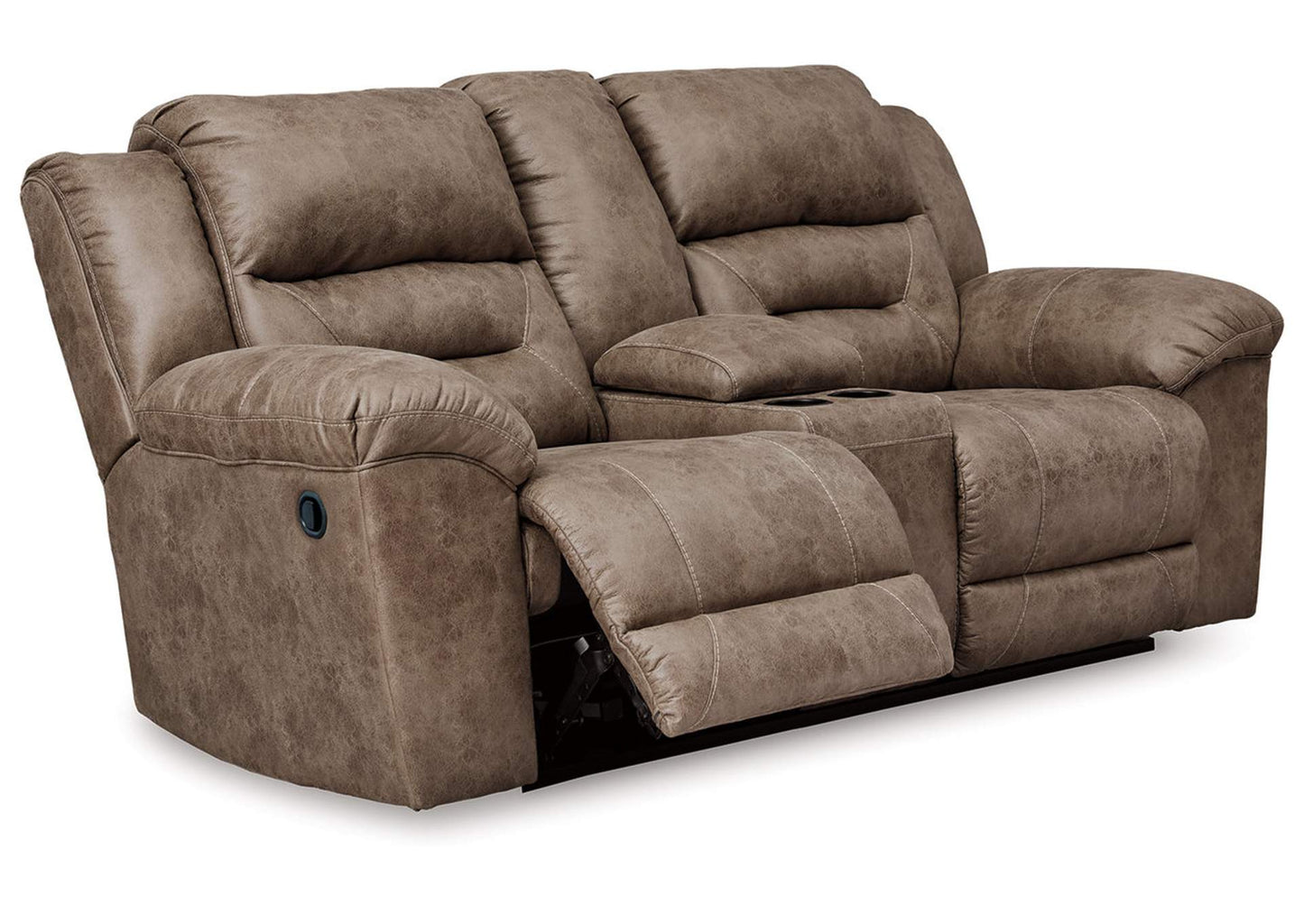 Stoneland Manual Reclining Sofa and Loveseat Set