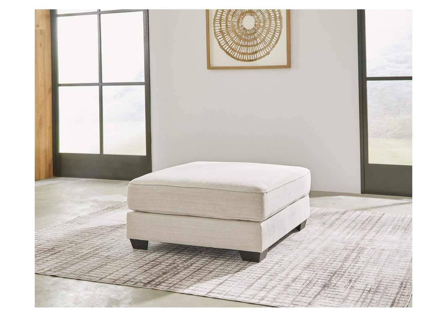 Lerenza Oversized Accent Ottoman