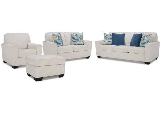 Cashton Sofa, Loveseat, Chair and Ottoman