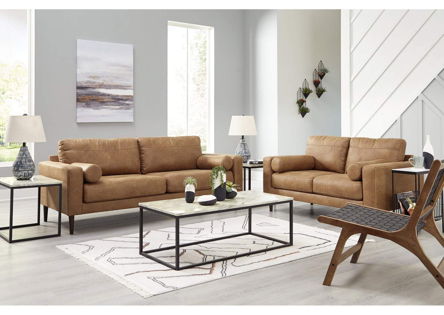 Telora Sofa and Loveseat