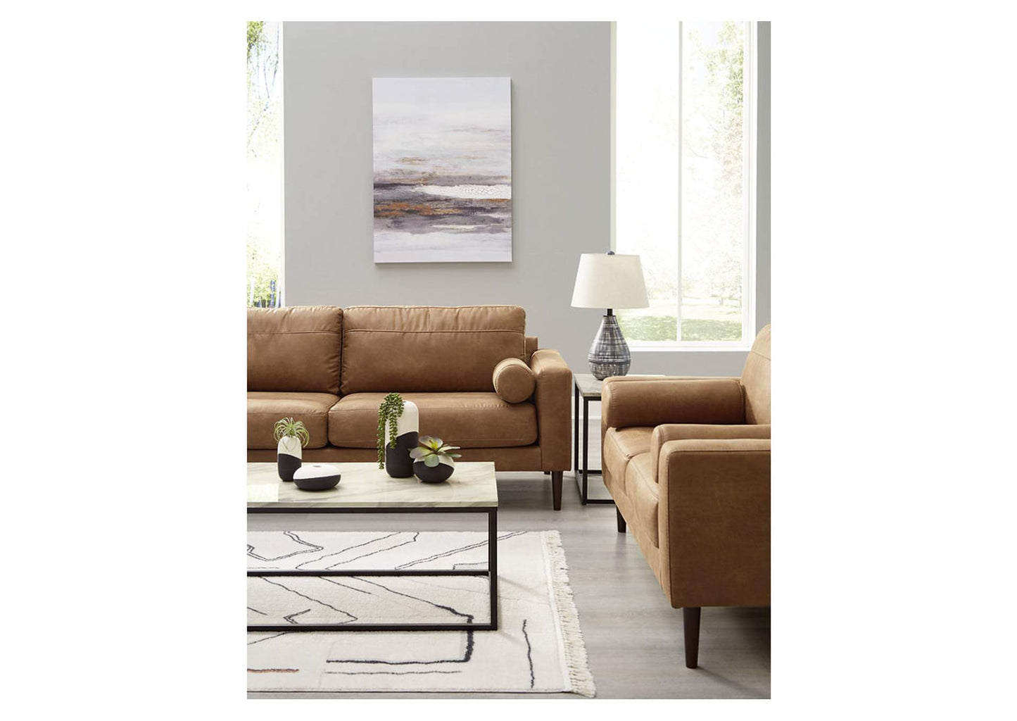 Telora Sofa and Loveseat