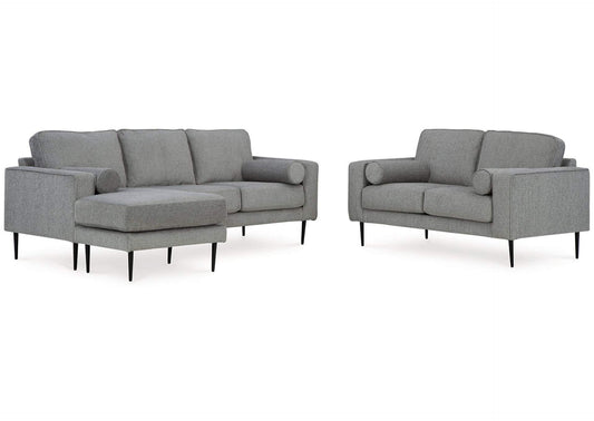 Hazela Sofa Chaise and Loveseat