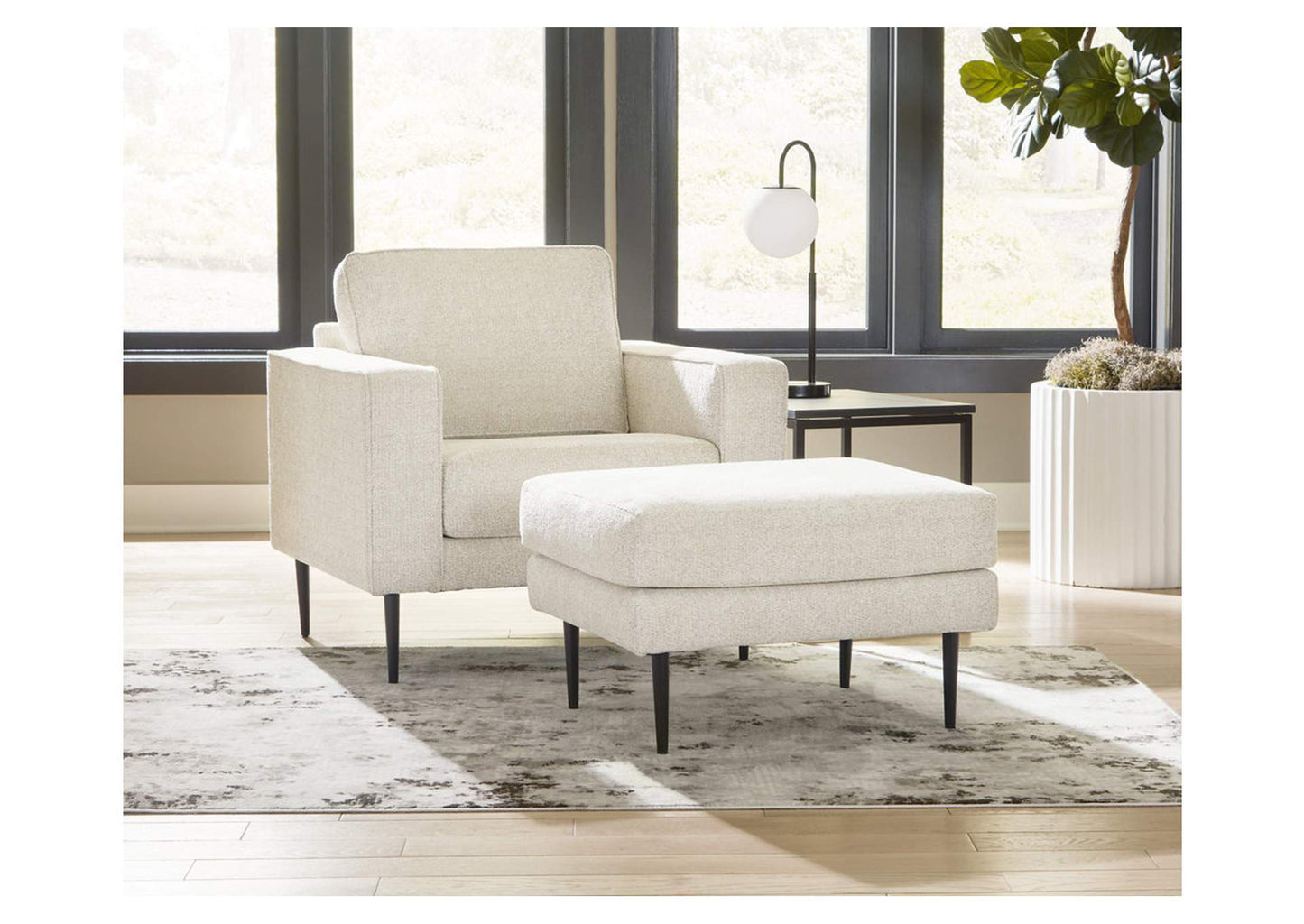 Hazela Sofa, Loveseat, Chair and Ottoman