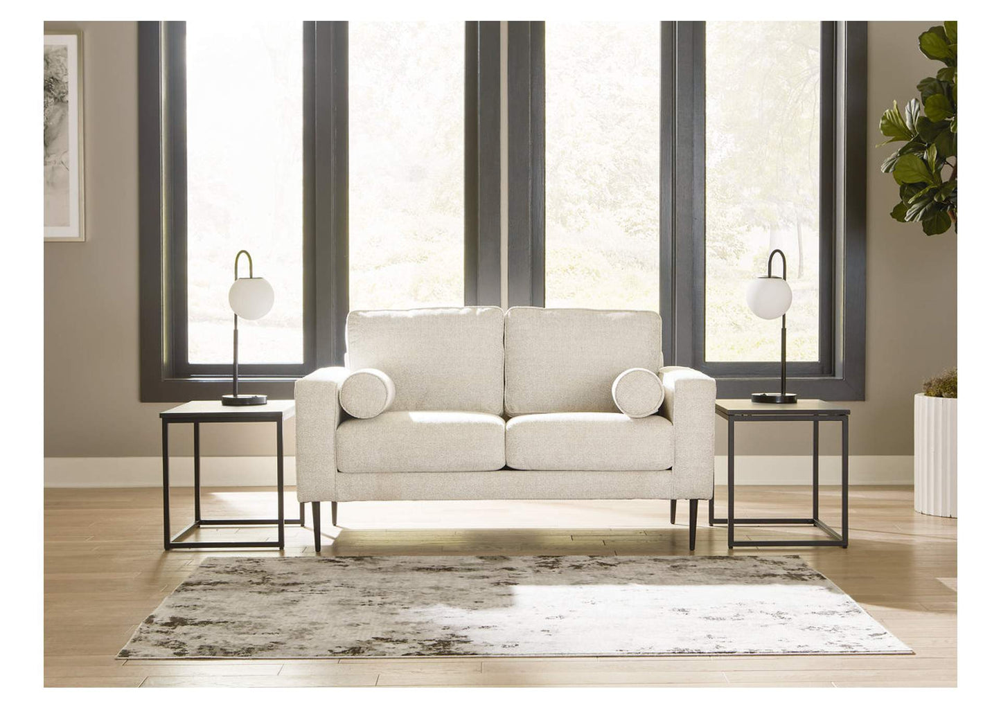 Hazela Sofa, Loveseat, Chair and Ottoman