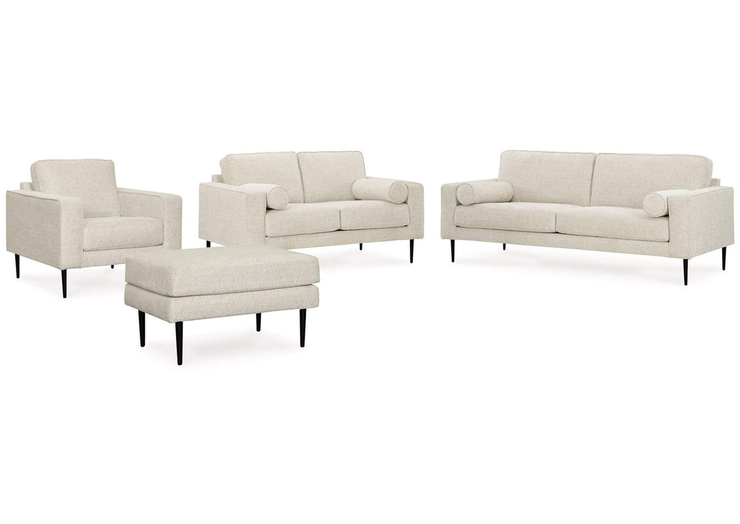 Hazela Sofa, Loveseat, Chair and Ottoman