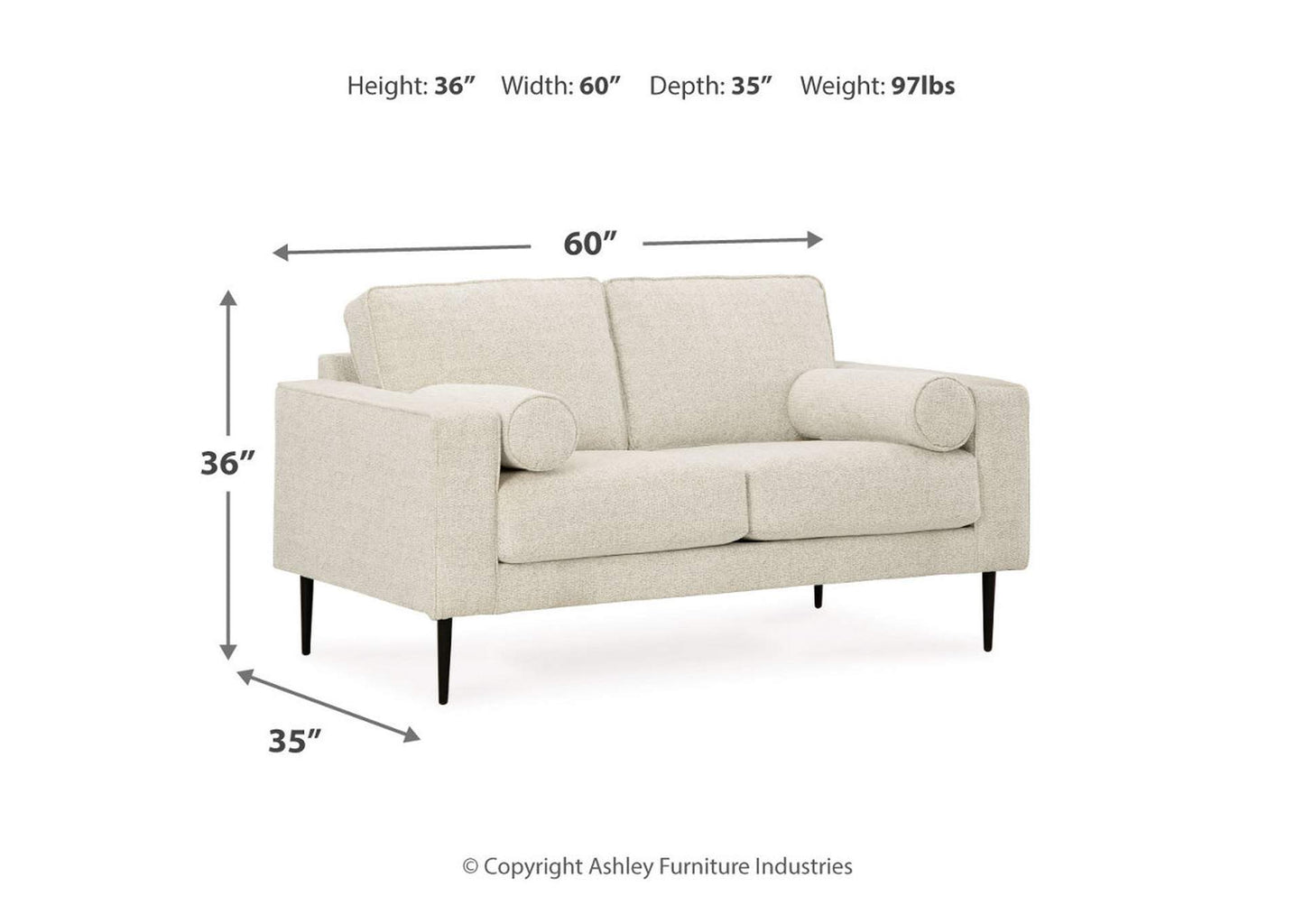 Hazela Sofa, Loveseat, Chair and Ottoman