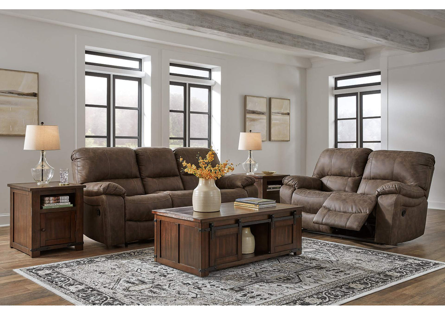 Kilmartin Reclining Sofa and Loveseat