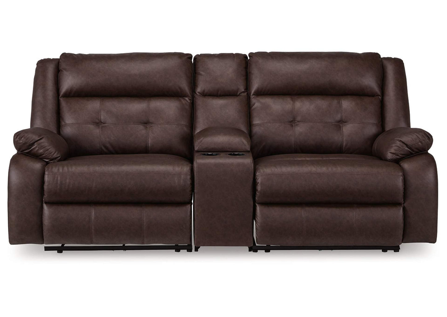 Punch Up 3-Piece Power Reclining Sectional Loveseat with Console