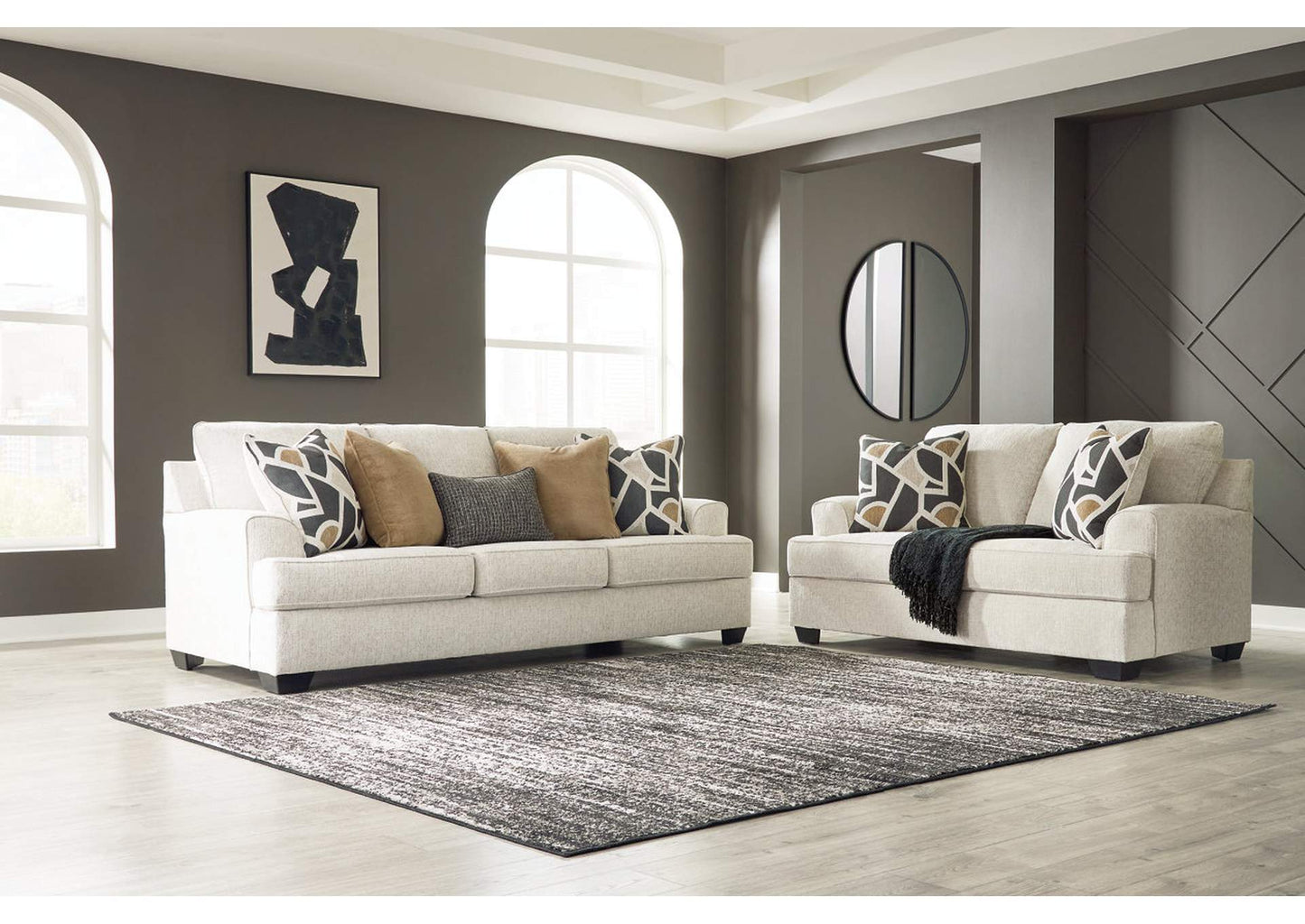 Heartcort Sofa, Loveseat, Chair and Ottoman