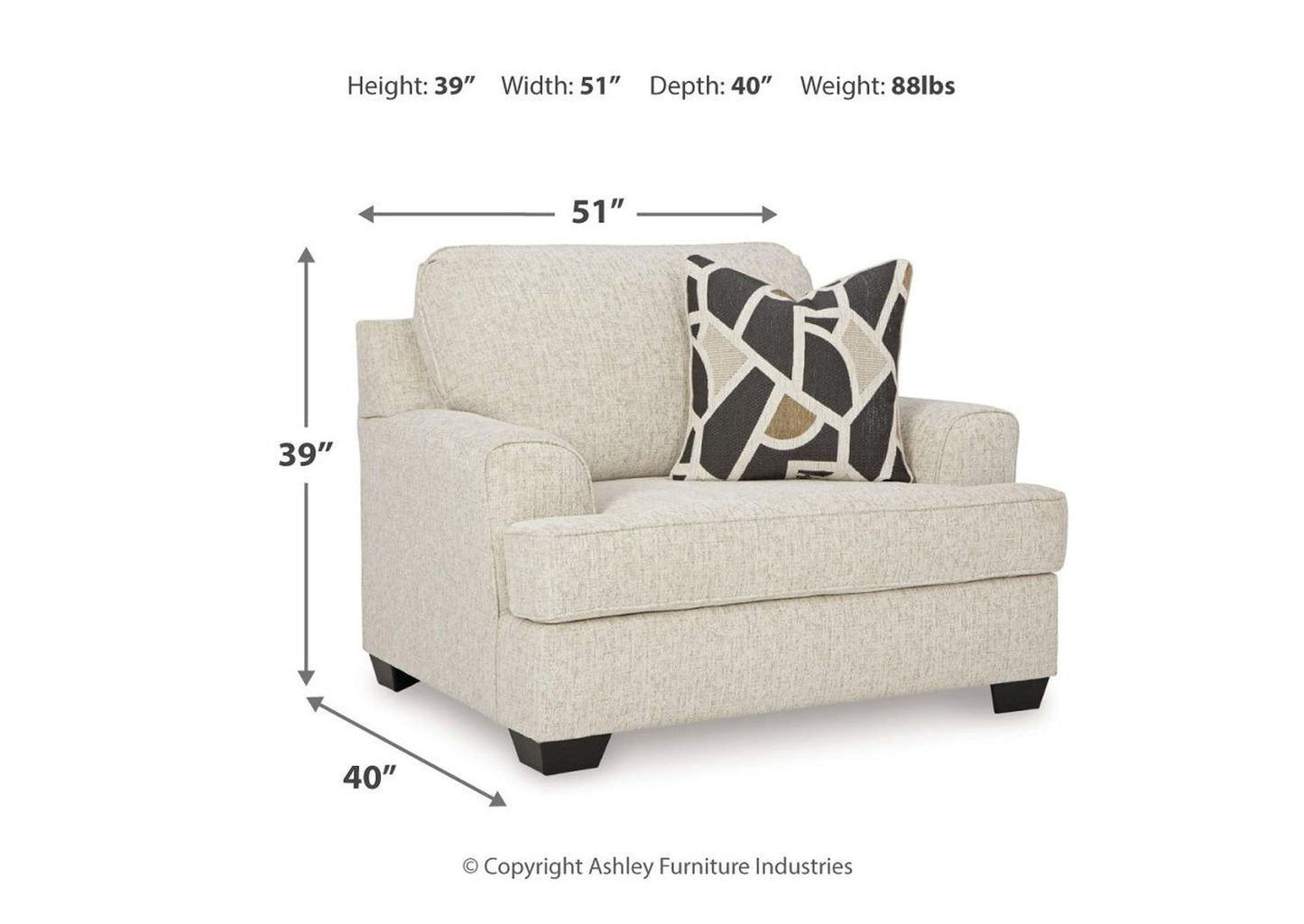 Heartcort Sofa, Loveseat, Chair and Ottoman