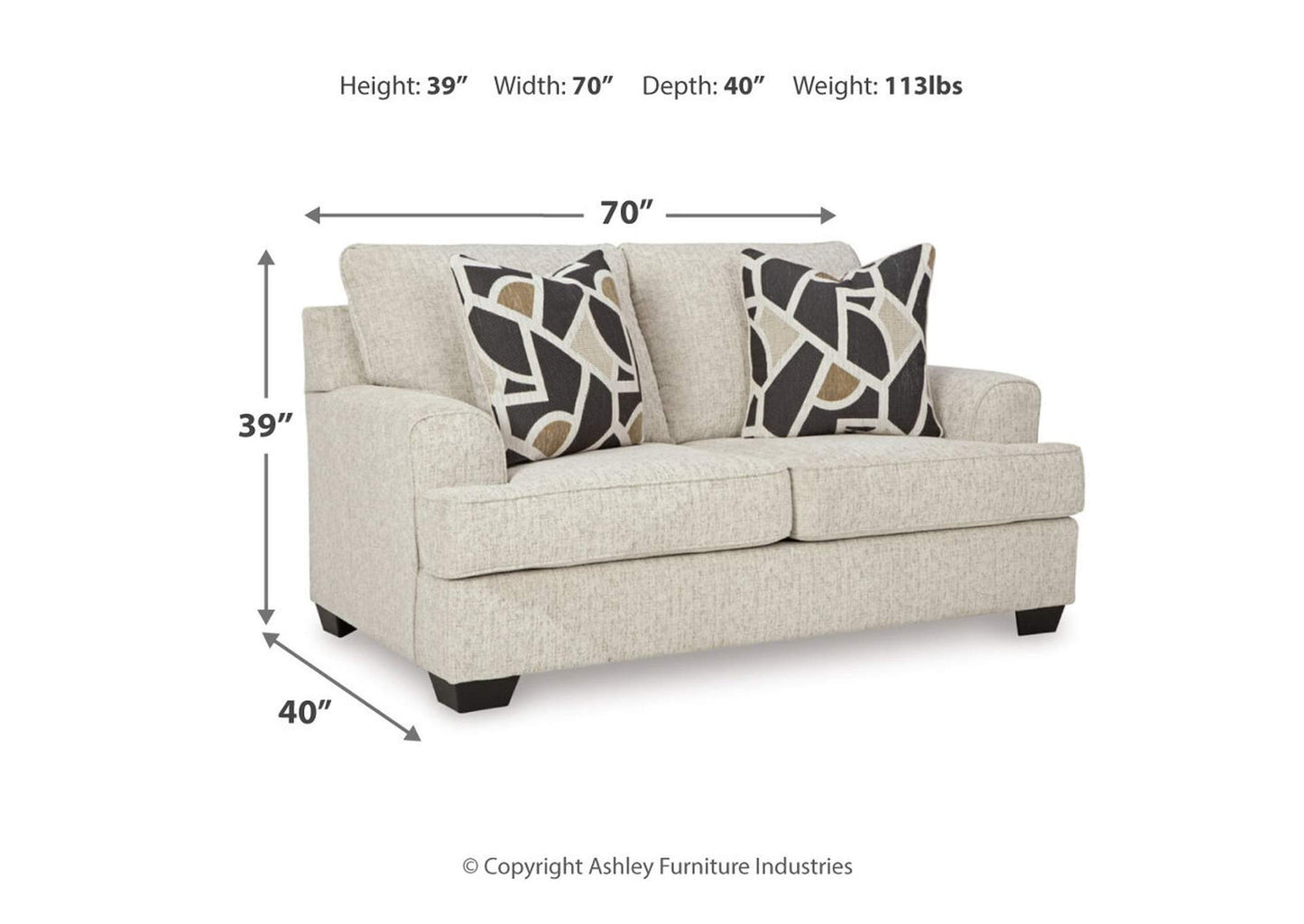 Heartcort Sofa, Loveseat, Chair and Ottoman