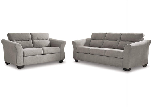 Miravel Sofa and Loveseat