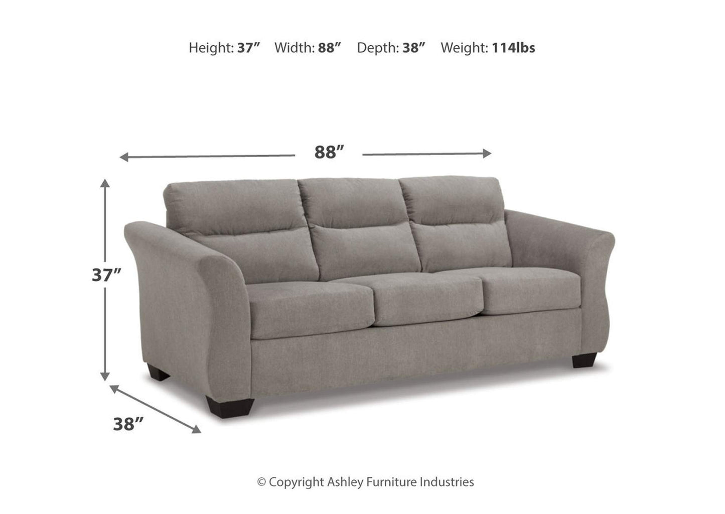 Miravel Sofa, Loveseat and Recliner