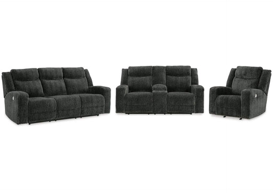 Martinglenn Power Sofa, Loveseat and Recliner