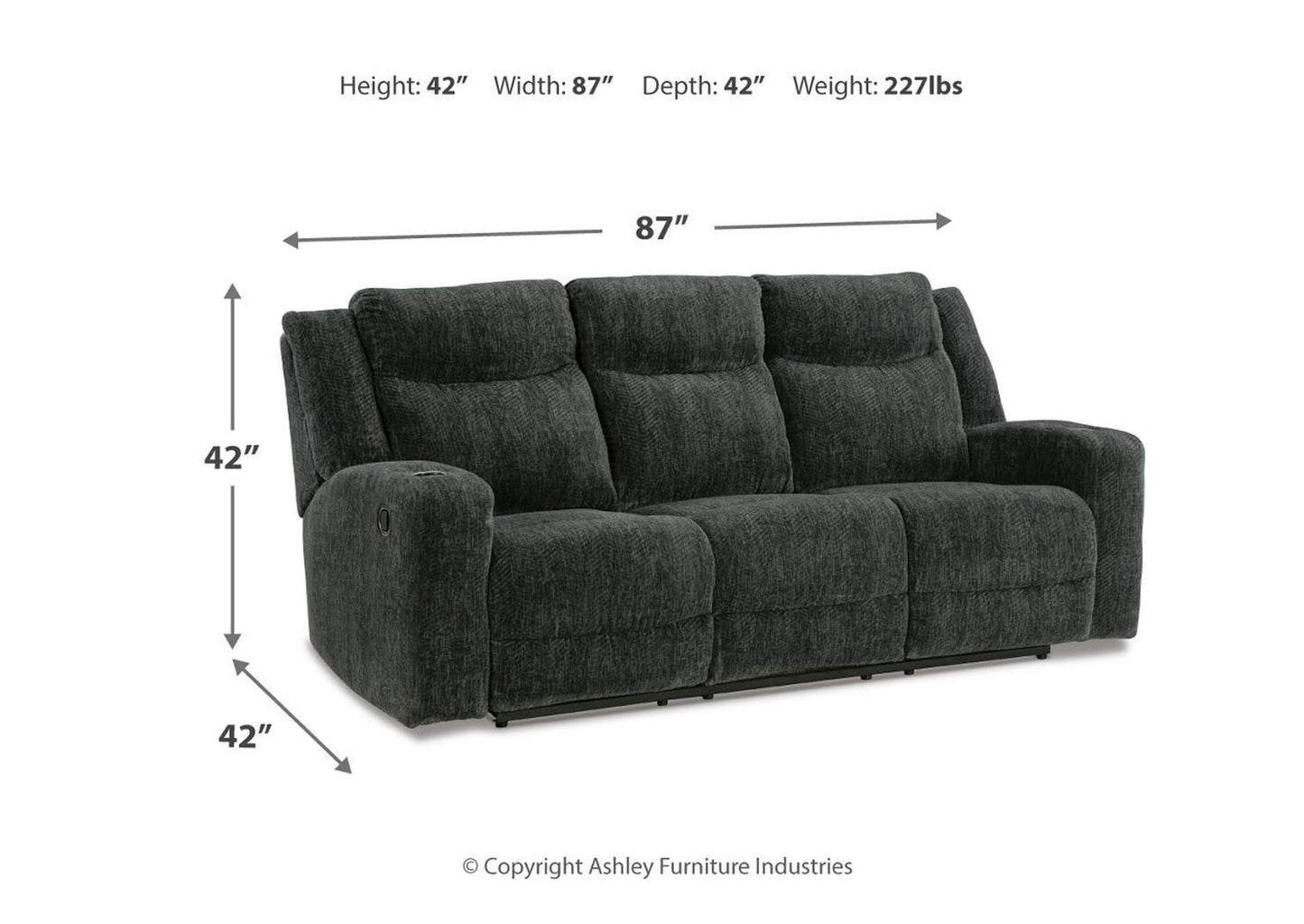 Martinglenn Sofa, Loveseat and Recliner