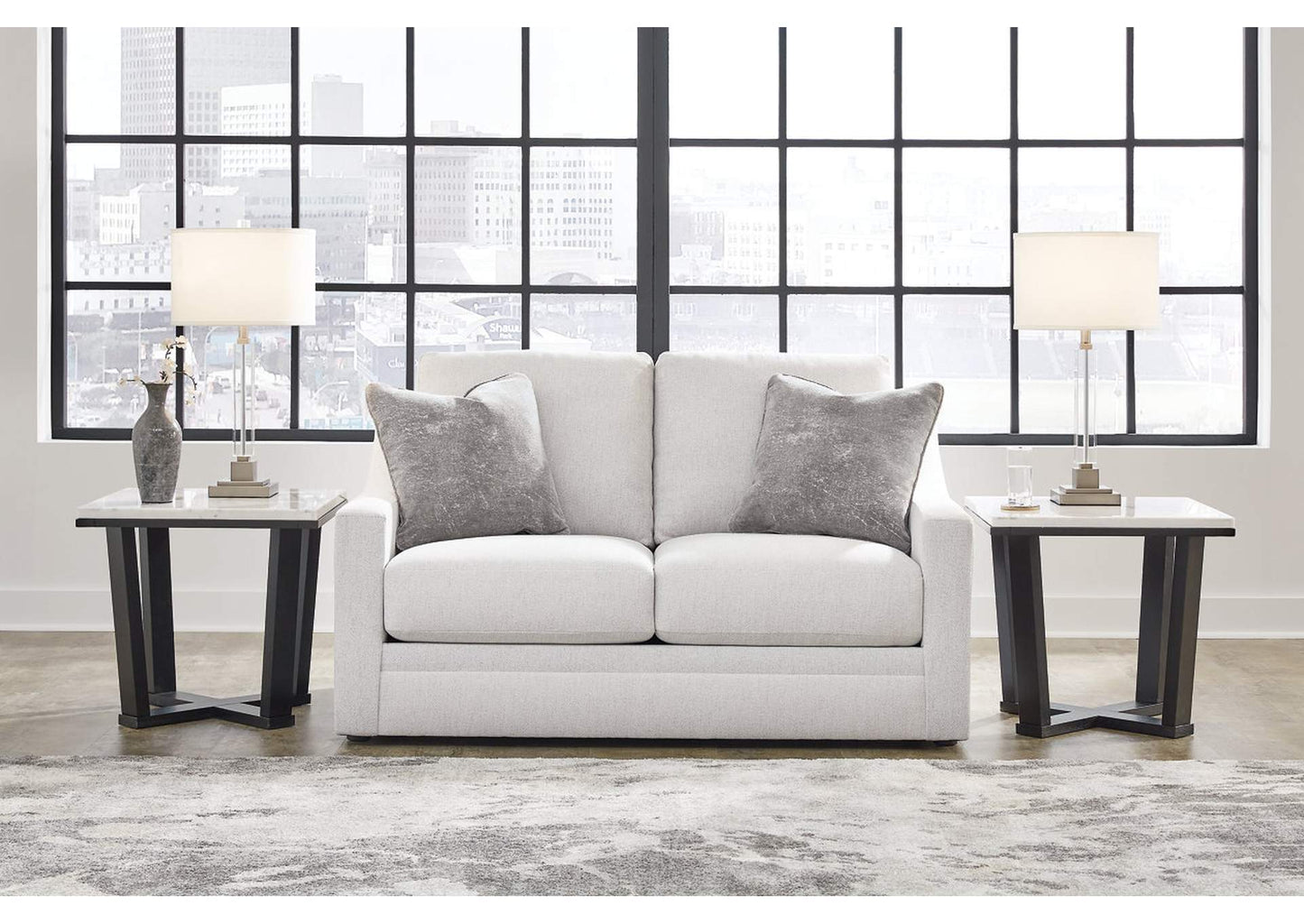 Maitelynn Sofa, Loveseat, Chair and Ottoman