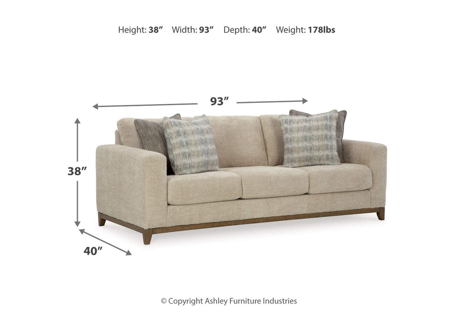 Parklynn Sofa, Loveseat, Chair and Ottoman