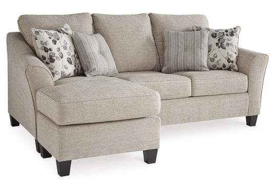 Abney Sofa Chaise, Chair, and Ottoman