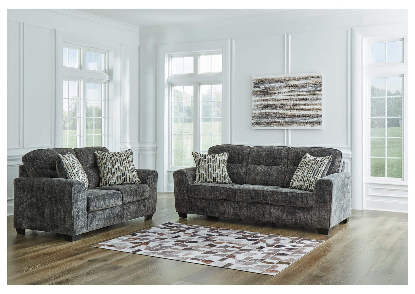 Lonoke Sofa, Loveseat, Chair and Ottoman