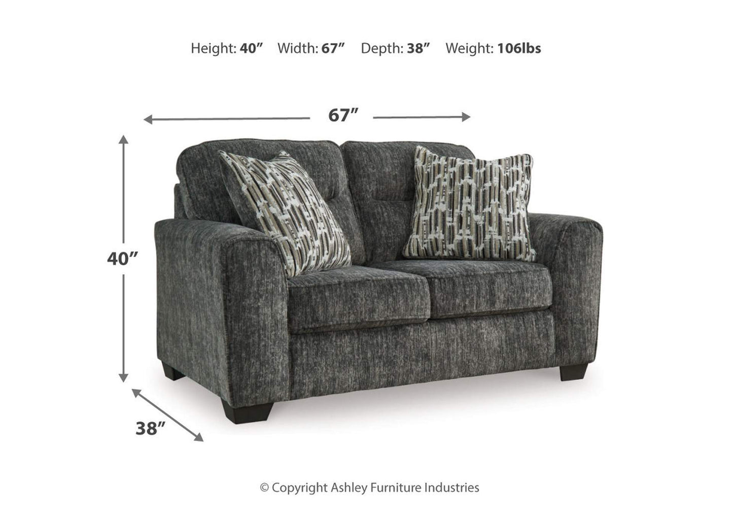 Lonoke Sofa, Loveseat, Chair and Ottoman