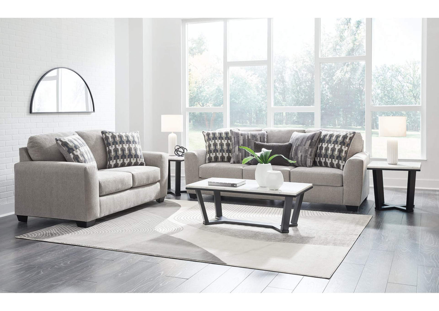 Avenal Park Sofa and Loveseat