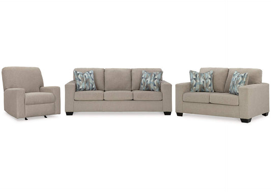 Deltona Sofa, Loveseat and Recliner