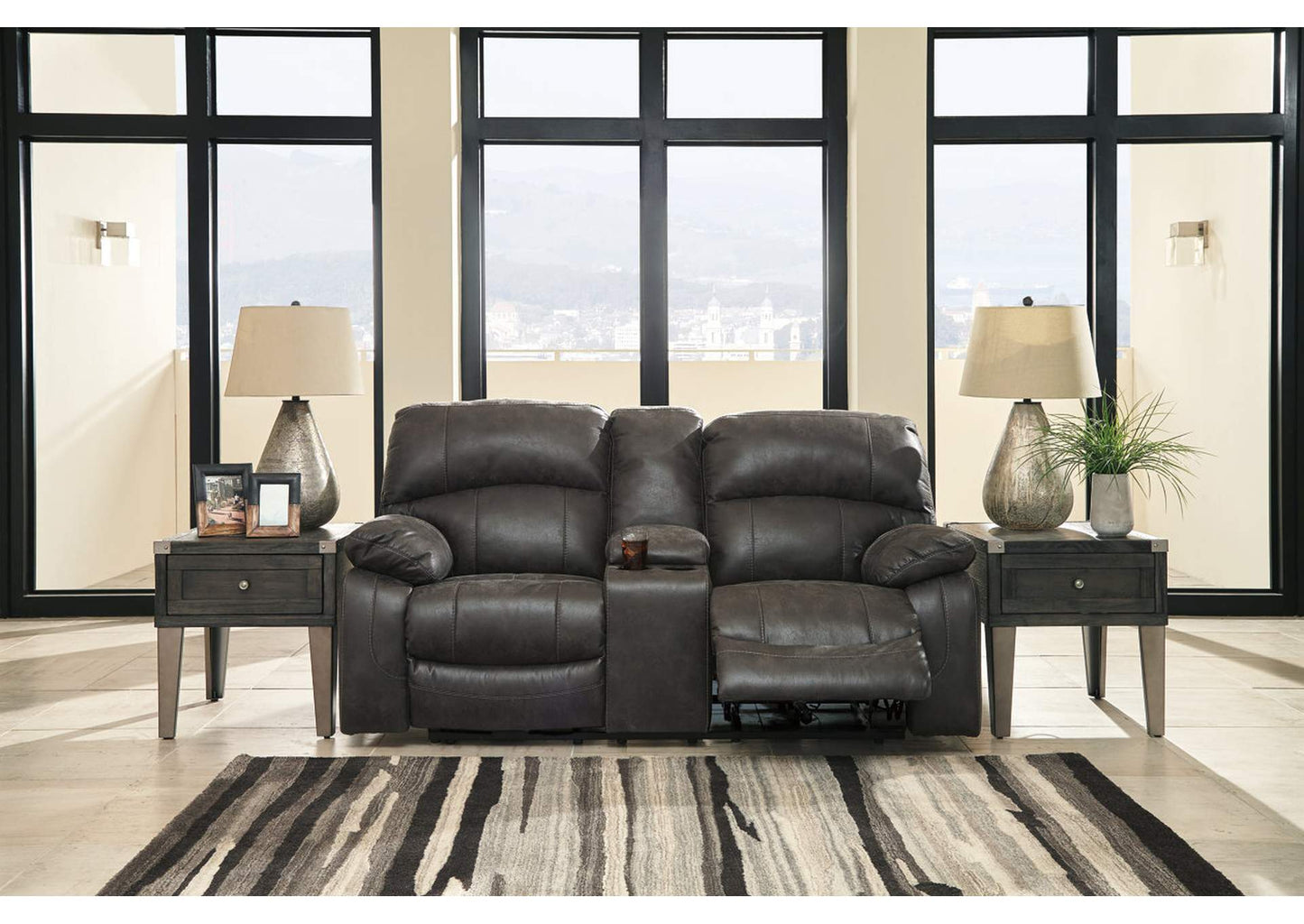 Dunwell Power Reclining Loveseat with Console