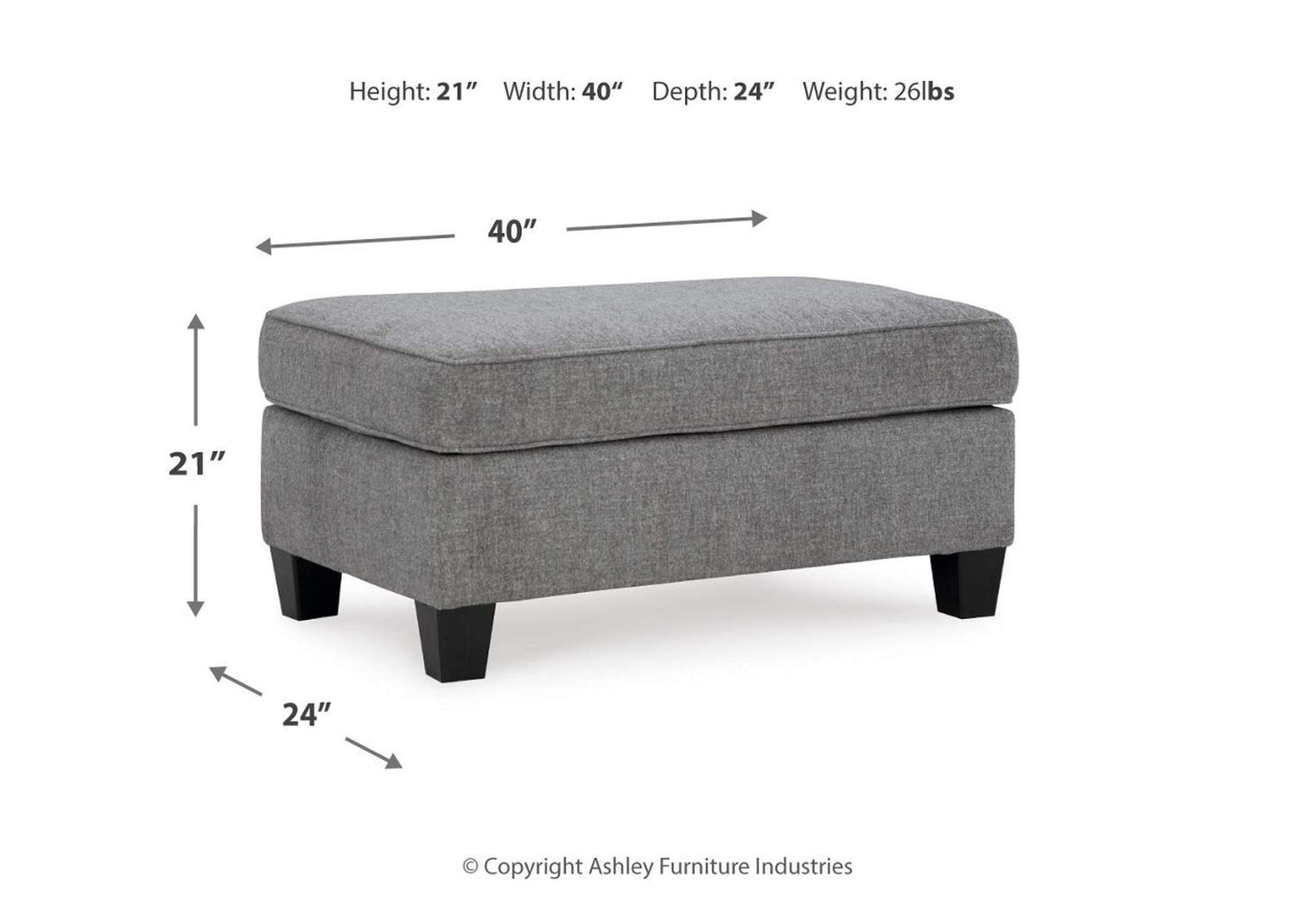 Mathonia Sofa, Loveseat, Chair and Ottoman