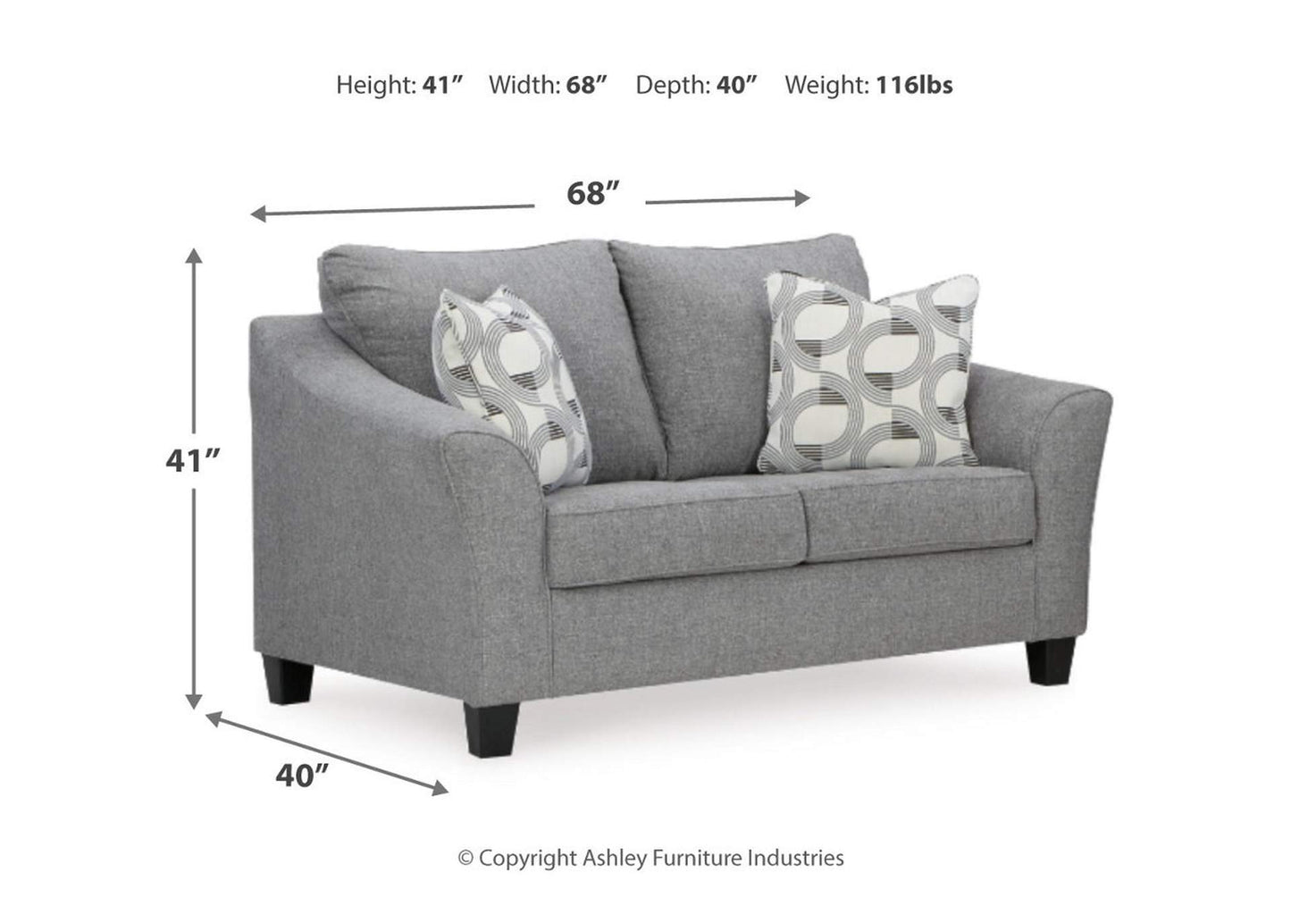 Mathonia Sofa, Loveseat, Chair and Ottoman