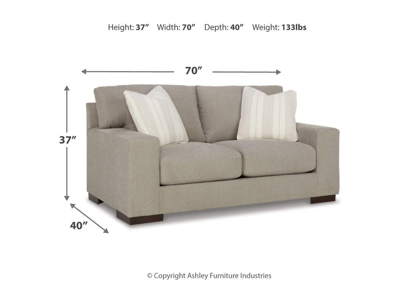 Maggie Sofa and Loveseat