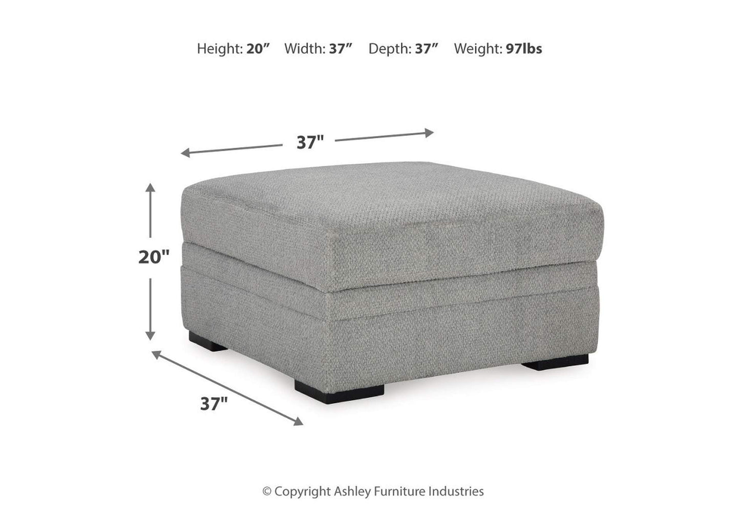 Casselbury Ottoman With Storage