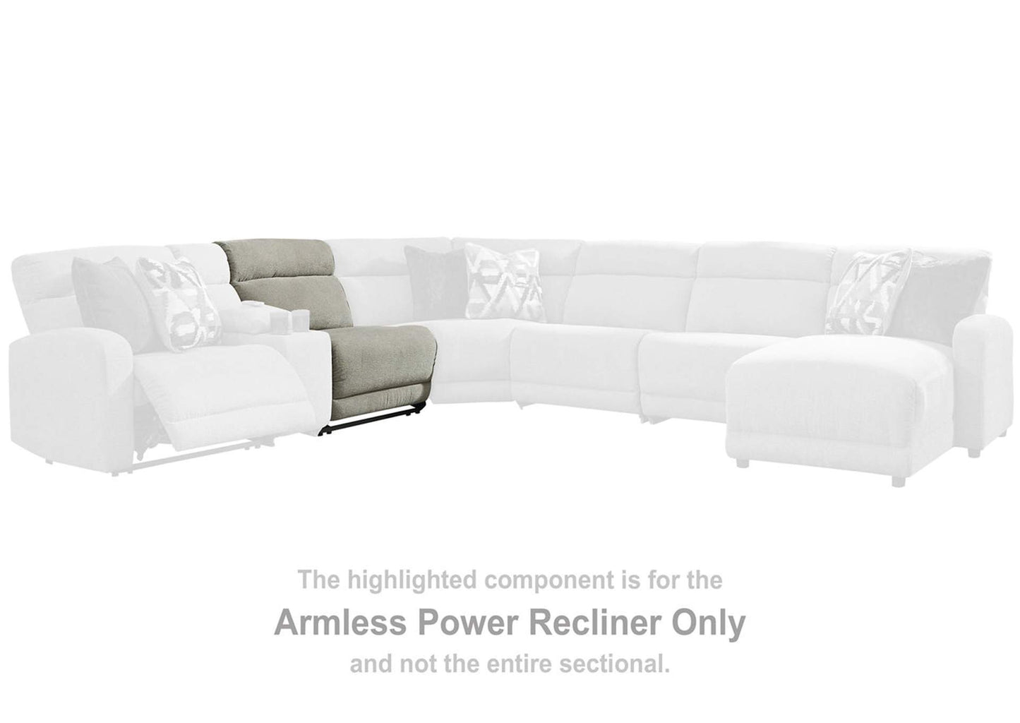 Colleyville 5-Piece Power Reclining Sectional with Chaise