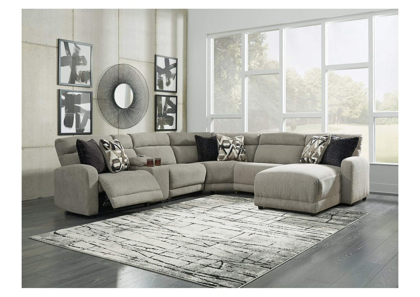 Colleyville 6-Piece Power Reclining Sectional with Chaise