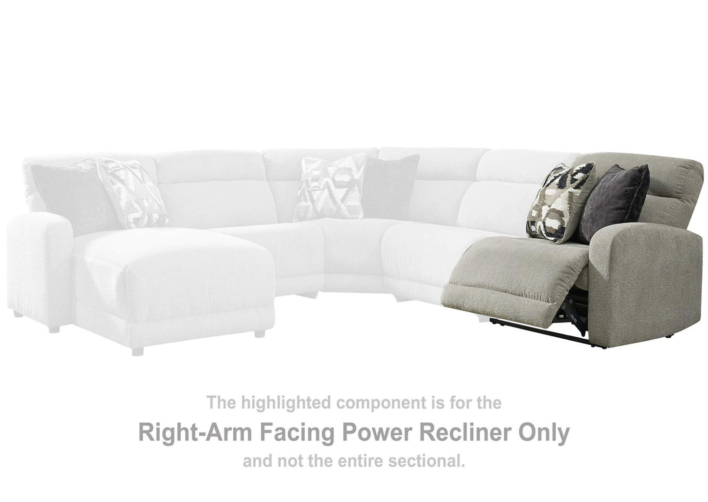 Colleyville 5-Piece Power Reclining Sectional with Chaise