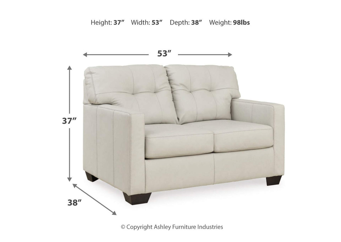 Belziani Loveseat