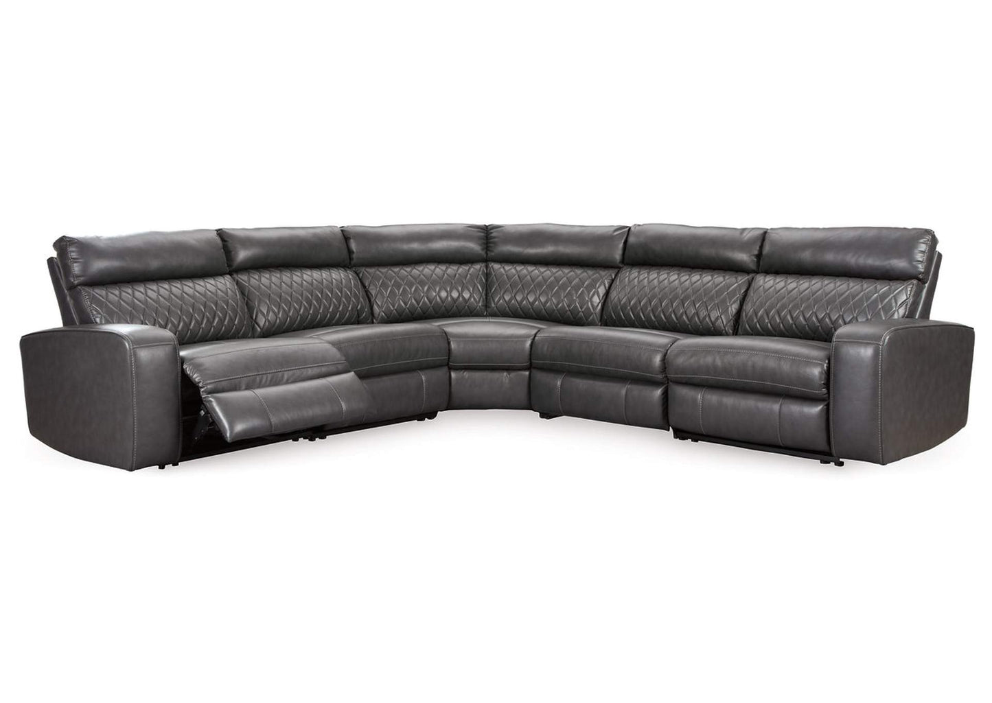 Samperstone 5-Piece Power Reclining Sectional