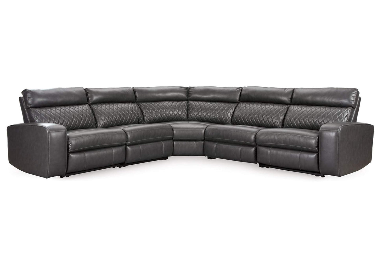 Samperstone 5-Piece Power Reclining Sectional